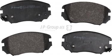 Купить 1263603810 JP Group Тормозные колодки передние Insignia (1.4, 1.6, 1.8, 2.0) с звуковым предупреждением износа