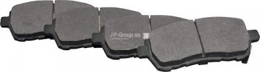 Купить 1563603510 JP Group Тормозные колодки передние Fiesta 6 (1.0, 1.2, 1.4, 1.5, 1.6) без датчика износа