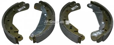 Купить 1263900110 JP Group Тормозные колодки задние Corsa C (1.0, 1.2, 1.4, 1.7) 