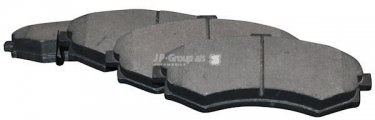 Купить 3563600110 JP Group Тормозные колодки передние Elantra (1.5, 1.6, 1.8, 2.0) с звуковым предупреждением износа