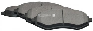 Купити 3263600210 JP Group Гальмівні колодки передні Авео (1.2, 1.2 LPG, 1.4) без датчика зносу