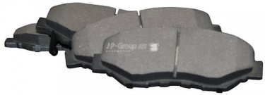 Купить 3463600610 JP Group Тормозные колодки передние CR-V (2.0, 2.2 CTDi) с звуковым предупреждением износа