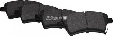 Тормозная колодка 3363601910 JP Group – передние с звуковым предупреждением износа фото 1