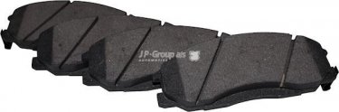 Купить 3563600910 JP Group Тормозные колодки передние Хёндай Н1 (2.5 CRDi, 2.5 TD) с звуковым предупреждением износа