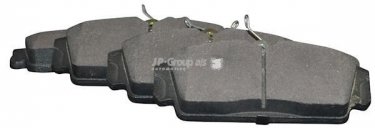 Купить 4063601010 JP Group Тормозные колодки передние Almera (1.5, 1.8, 2.2) без датчика износа