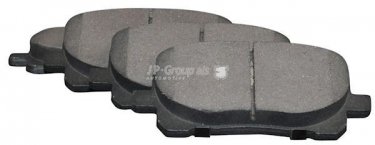 Купити 4863600810 JP Group Гальмівні колодки передні Авенсіс (2.0 D-4D, 2.0 VVT-i) без датчика зносу