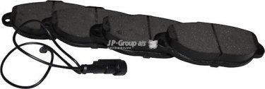 Купить 1563602710 JP Group Тормозные колодки передние Punto (1.1, 1.2, 1.7) с датчиком износа