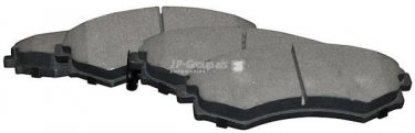 Купить 3563601110 JP Group Тормозные колодки передние Elantra (1.5, 1.6, 1.8, 2.0) с звуковым предупреждением износа