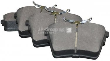 Купить 4163700710 JP Group Тормозные колодки задние Peugeot 607 (2.0, 2.2, 2.7, 2.9) без датчика износа