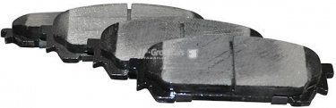 Купити 4663700210 JP Group Гальмівні колодки задні Forester (2.0 S Turbo, 2.5, 2.5 XT) с звуковым предупреждением износа