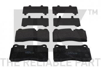 Купить 2247115 NK Тормозные колодки задние Audi Q7 (3.0, 3.6, 4.1, 4.2, 5.9) с звуковым предупреждением износа