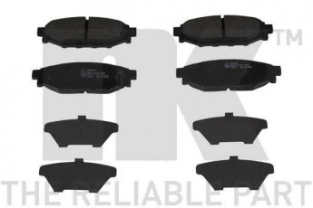 Купить 224414 NK Тормозные колодки задние Legacy (2.0, 2.5) с звуковым предупреждением износа