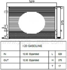 Купить PXNCA-103 Parts-Mall Радиатор кондиционера Hyundai i20