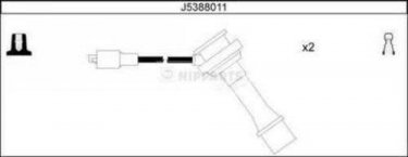 Купить J5388011 Nipparts Провода зажигания Игнис (1.3, 1.3 4WD, 1.5 Sport)