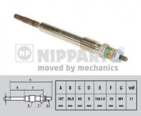 Купить N5718002 Nipparts Свечи Jumper (2.0 HDi, 2.2 HDi)