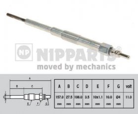 Купити N5717000 Nipparts Свічки Subaru XV