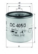 Купить OC 405/3 MAHLE Масляный фильтр (накручиваемый)