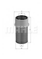 Купить LX 16 MAHLE Воздушный фильтр  Хёндай Н1 2.5 D