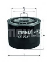 Купить OC 222 MAHLE Масляный фильтр (накручиваемый) Вольво 340 (1.3, 1.4, 1.6, 1.7)