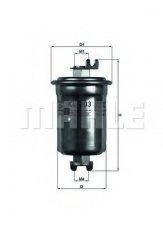 Купить KL 203 MAHLE Топливный фильтр (прямоточный) Витара (1.6, 2.0, 2.5)