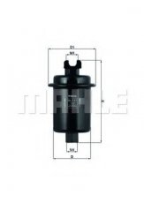 Купити KL 111 MAHLE Паливний фільтр (прямоточний) Акцент (1.3, 1.5)