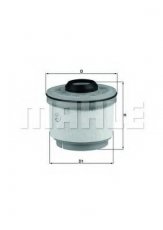 Купить KX 268D MAHLE Топливный фильтр (фильтр-патрон) Лексус ИС (200d, 220d)