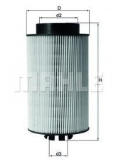 Купить KX 191/1D MAHLE Топливный фильтр (фильтр-патрон) MAN TGA (10.5, 12.0, 12.4, 12.8)