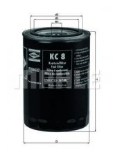 Топливный фильтр KC 8 MAHLE – (накручиваемый) фото 1