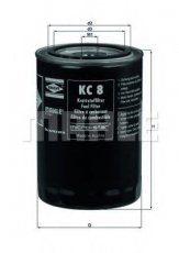 Купити KC 8 MAHLE Паливний фільтр (накручуваний)