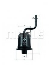 Купить KL 247 MAHLE Топливный фильтр (прямоточный) Avensis T22 2.0 VVT-i
