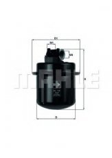Купить KL 109 MAHLE Топливный фильтр (прямоточный) Прелюд (2.0, 2.2, 2.3)