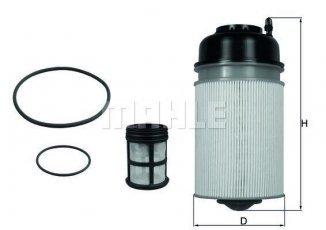 Купити KX 406 KIT MAHLE Паливний фільтр (фильтр-патрон)