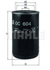 Масляний фільтр OC 604 MAHLE – (накручуваний) фото 1