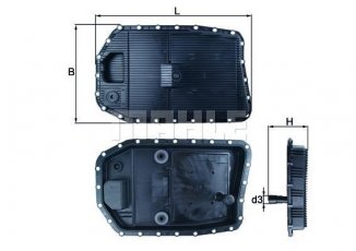 Фильтр коробки АКПП и МКПП HX 154 MAHLE – (автоматическая коробка передач) фото 1