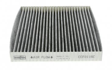 Салонный фильтр CCF0116C CHAMPION – (из активированного угля) фото 2