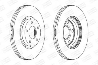 Купить 562635CH CHAMPION Тормозные диски Mazda 5 (1.6, 1.8, 2.0)