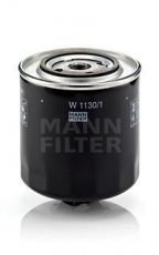 Купить W 1130/1 MANN-FILTER Масляный фильтр  Ауди А6 С4 (2.5 TDI, 2.5 TDI quattro)