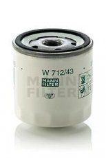 Купить W 712/43 MANN-FILTER Масляный фильтр  Сиерра 2 (1.6 i, 1.8)