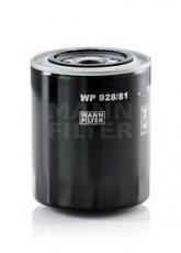 Купить WP 928/81 MANN-FILTER Масляный фильтр  Кольт (1.8 Diesel GLX, 1.8 GL Diesel)