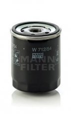 Купить W 712/54 MANN-FILTER Масляный фильтр  Фабия (1.0, 1.4)