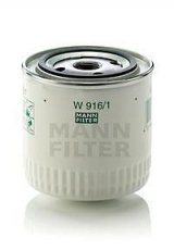 Купить W 916/1 MANN-FILTER Масляный фильтр  Эскорт (5, 6, 7) (RS 2000, RS Cosworth)
