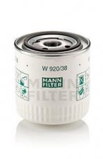 Купить W 920/38 MANN-FILTER Масляный фильтр  Volvo S40 1 (1.9 DI, 1.9 TD)