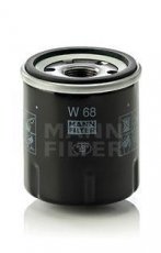 Купить W 68 MANN-FILTER Масляный фильтр  Клио (1, 2) (1.1, 1.2, 1.2 LPG)