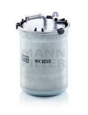 Купить WK 823/2 MANN-FILTER Топливный фильтр  Polo (1.4 TDI, 1.6 TDI)