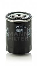 Купить W 610/7 MANN-FILTER Масляный фильтр  Hyundai i10 (1.0, 1.1, 1.2)