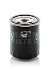 Купити W 712/4 MANN-FILTER Масляний фільтр  Laguna (1, 2) (2.0, 3.0 V6 24V)