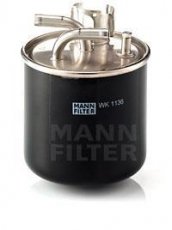Купить WK 1136 MANN-FILTER Топливный фильтр  Audi A8 (3.0 TDI quattro, 4.0 TDI quattro, 4.2 TDI quattro)