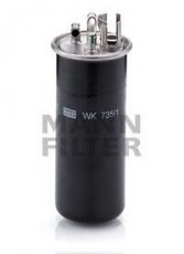 Купить WK 735/1 MANN-FILTER Топливный фильтр  Audi A6 (Allroad, C6) (2.7, 3.0)