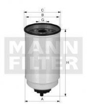 Купить WK 10 017 x MANN-FILTER Топливный фильтр DAF LF
