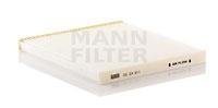 Купить CU 23 011 MANN-FILTER Салонный фильтр (частичный) Micra (1.2, 1.2 DIG)